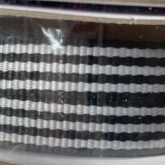 Black & White Coordinated Trim Ribbon 5 Rolls 2 Yards Each Flower Polka Dot - Picture 3 of 11